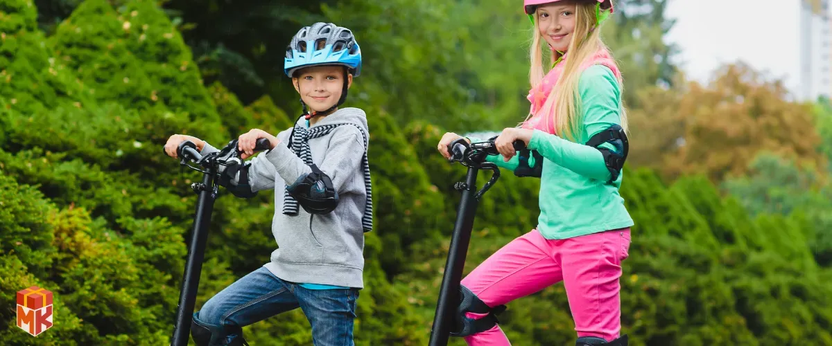 دوچرخه یا اسکوتر 