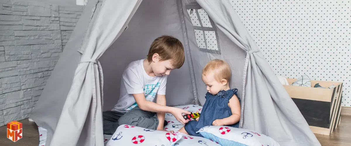 کلبه و چادر بازی کودک