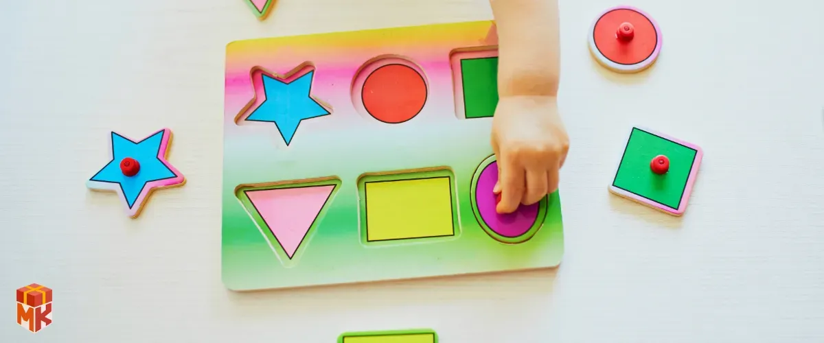 مکعب&zwnj;های رنگی و جورچین&zwnj;های ساده