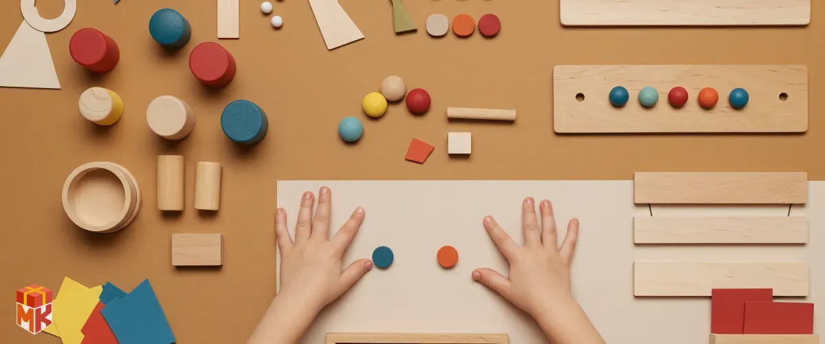 مونته&zwnj;سوری مکعب هوش چوبی