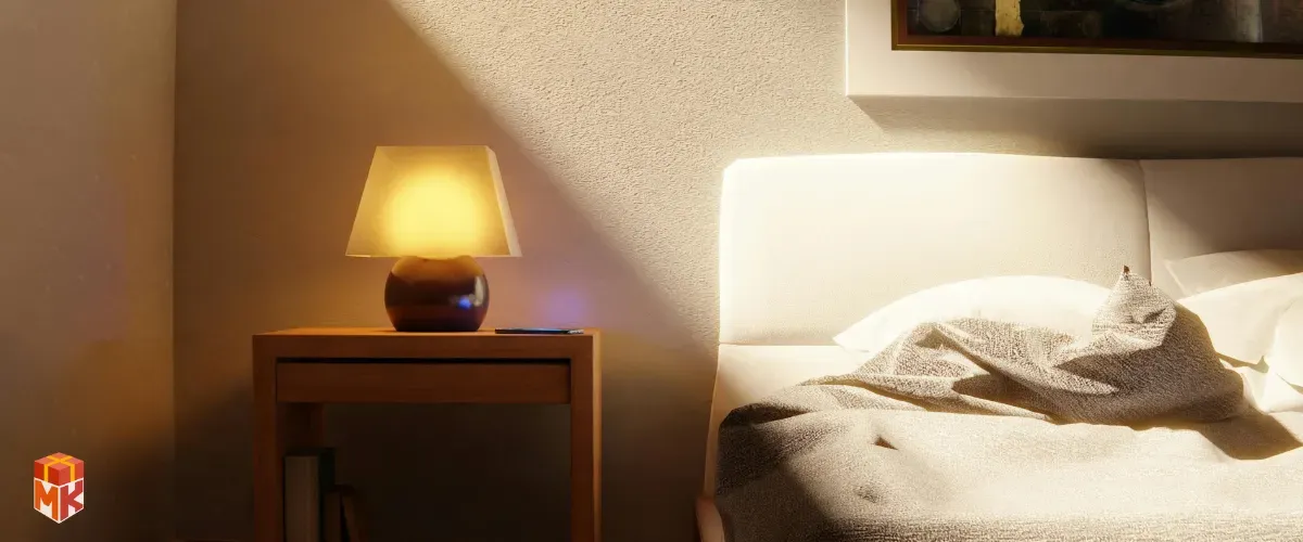 چراغ خواب یا آباژور ملایم