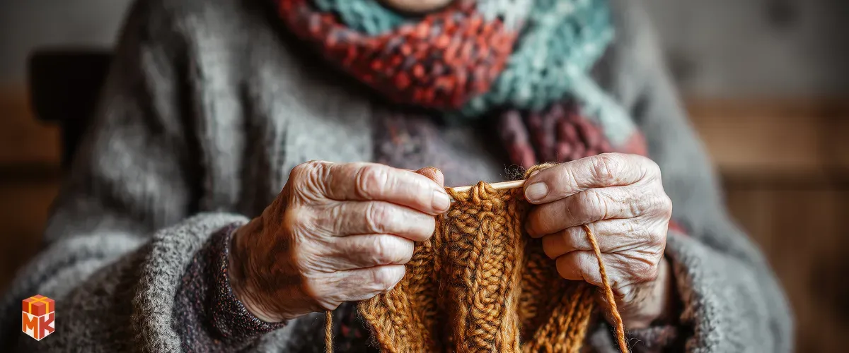 شال بافتنی دست&zwnj;ساز