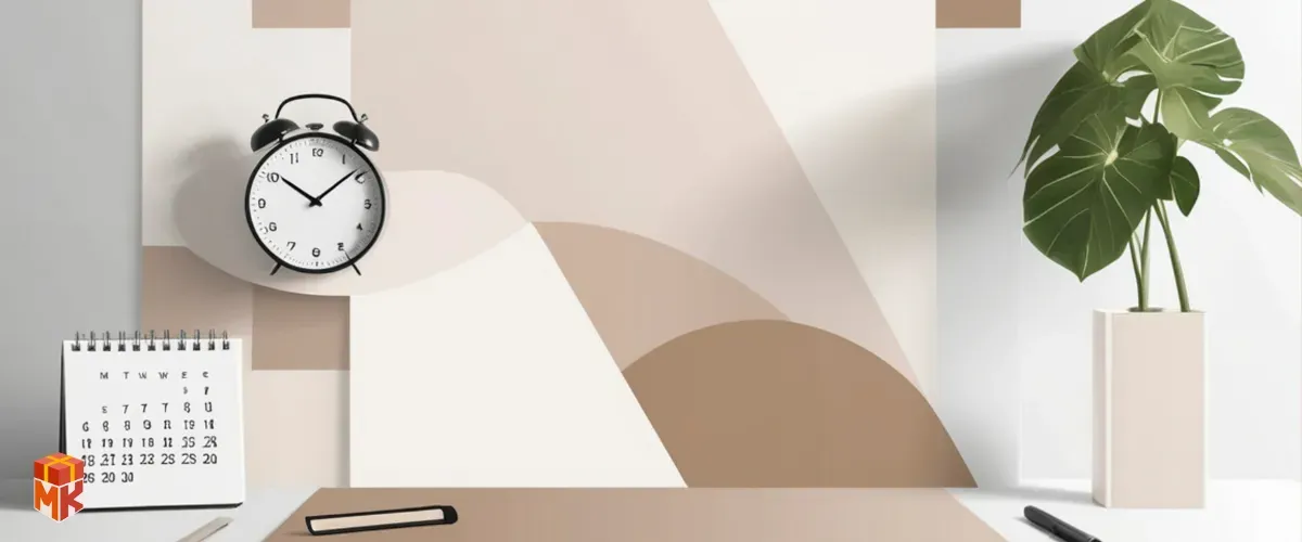 ساعت رومیزی مینیمال