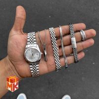 ست نقره ای مردانه مدل Silver