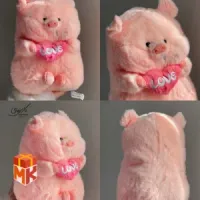 عروسک دخترانه مدل خوک صورتی