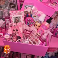 پک هدیه دخترانه مدل Barbie Dreamhouse