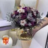  گلدان دکوراتیو ارغوانی کلاسیک