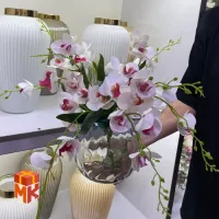 گلدان دکوراتیو ارکیده سفید