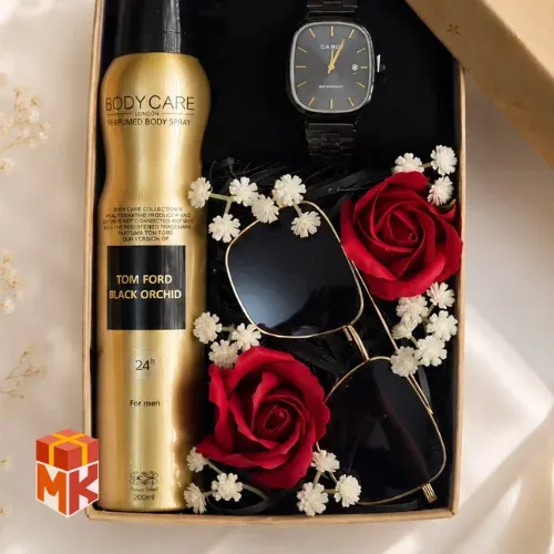 پک هدیه مردانه مدل Golden Charm