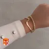 دستبند زنانه مدل Golden Wave & Glam