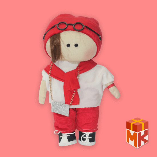 عروسک دختر عینک به سر